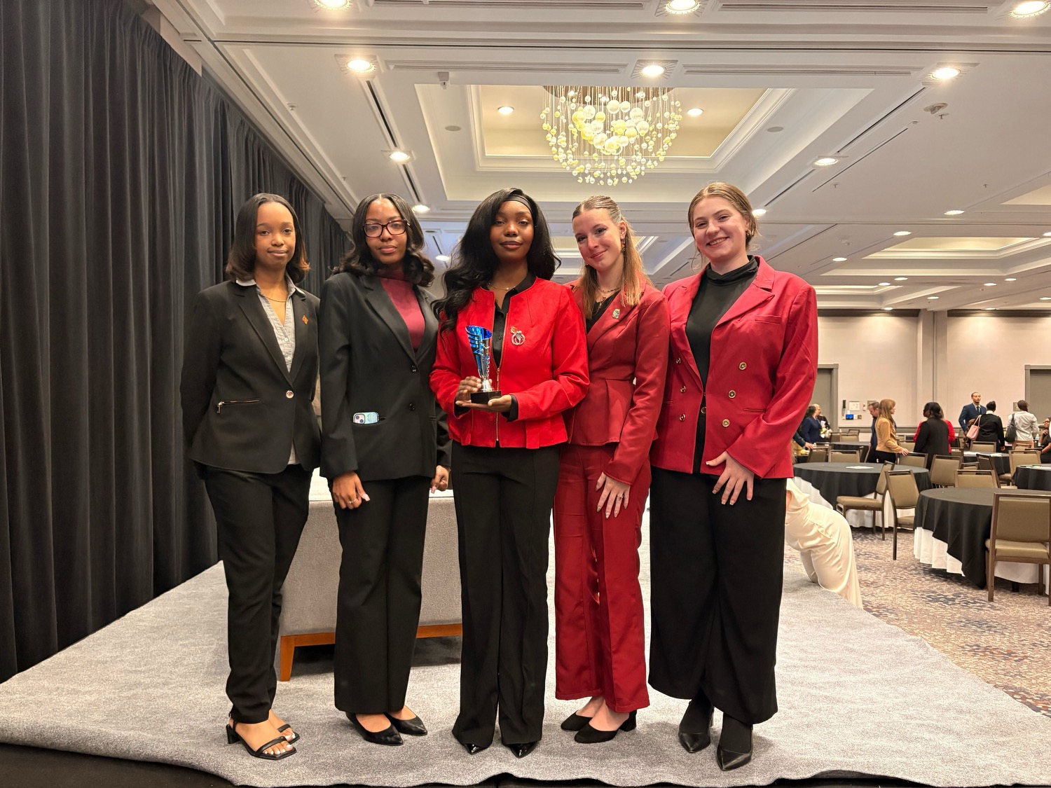 The Viper X Management team accepting an award